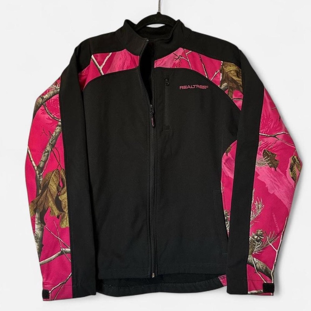 Realtree Black and Pink Camouflage Jacket